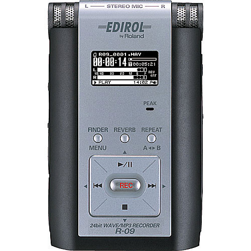 Edirol / Roland R-09 - Portable 24-Bit WAV/MP3 Audio R-09 B&H