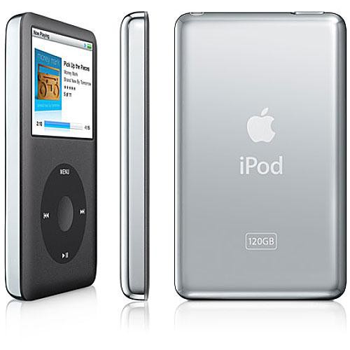 Apple iPod classic 120GB (Black) MB565LL/A B&H Photo Video