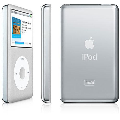 Apple iPod classic 120GB (Silver) MB562LL/A B&H Photo Video