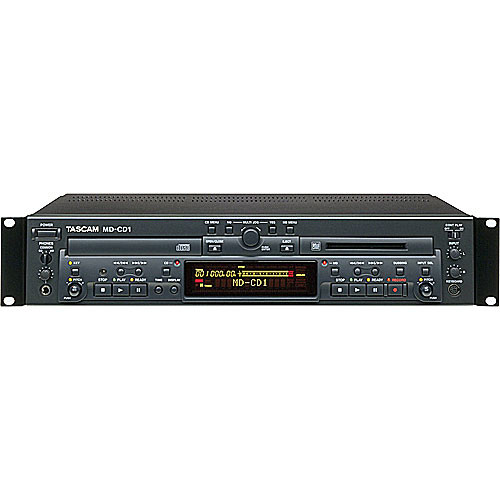 Tascam Md Cd1 Mini Disc Recorder And Cd Player Md Cd1 B H
