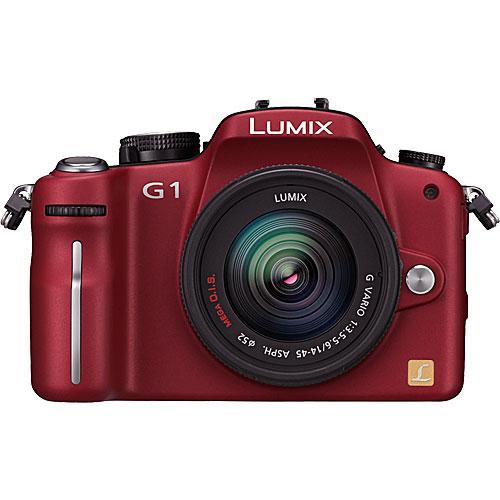 Panasonic Lumix DMC-G1 SLR-Style Digital Camera (Red) DMC-G1R