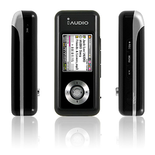 iAudio U3 4GB Portable MP3 Player with FM Radio and U34096BL B&H