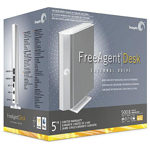 Seagate 500gb Freeagent Desk For Mac External St305005fja105 Rk