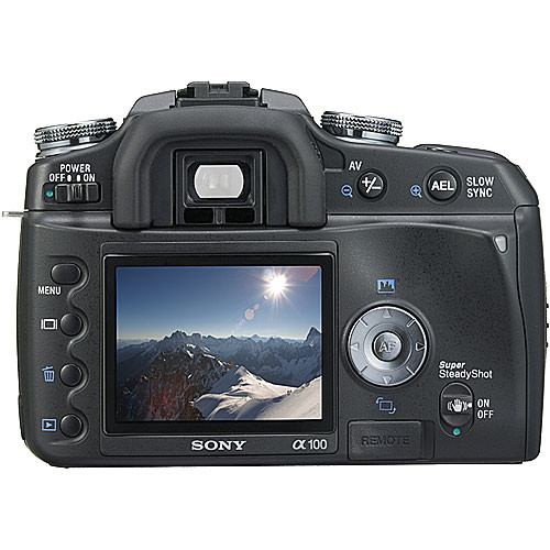 Sony Alpha DSLR-A100 Digital Camera with Sony DT DSLRA100K B&H