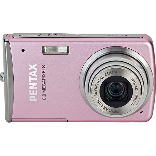 Pentax Optio M50 Digital Camera (Pink) 17116 B&H Photo Video