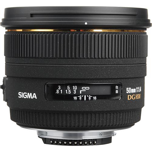 Sigma 50mm f/1.4 EX DG HSM Lens for Nikon F B&H Photo Video