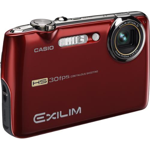 Casio Exilim EX-FS10 Digital Camera (Red) EX-FS10RD Bu0026H Photo