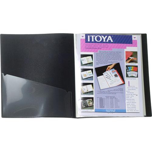 Itoya Art Profolio Storage Display Book 18 inch x 24 inch | 24 Pages/48 Views | Emoji Stickers