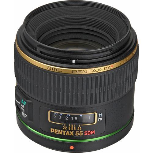 Pentax Telephoto 55mm f/1.4 DA* SDM Autofocus Lens for Digital SLR