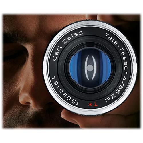 ZEISS Tele-Tessar T* 85mm f/4 ZM Lens (Black)
