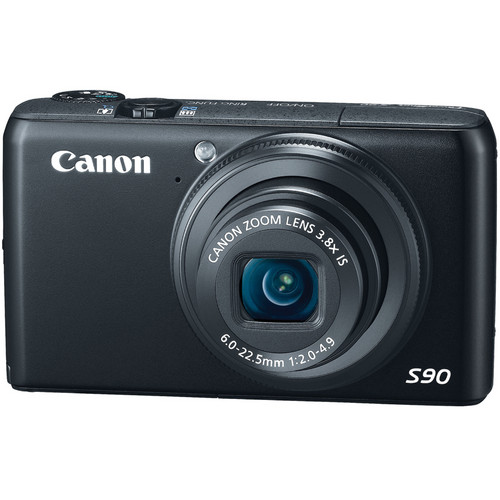 Canon PowerShot S90 Digital Camera 3635B001 B&H Photo