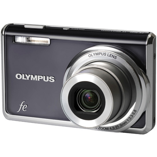  OM SYSTEM OLYMPUS FE-5020 - Cámara digital de 12 MP con zoom  óptico gran angular de 5x y pantalla LCD de 2.7 pulgadas (gris oscuro) :  Electrónica