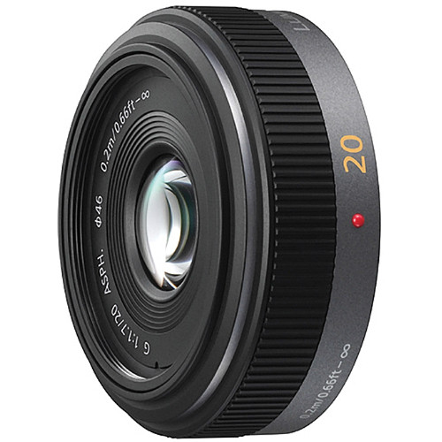 Panasonic Lumix 20mm f/1.7 Aspheric G- Series Lens H-H020 B&H