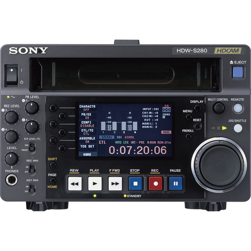 Sony HDW-S280 HDCAM Field Recorder HDWS280 B&H Photo Video