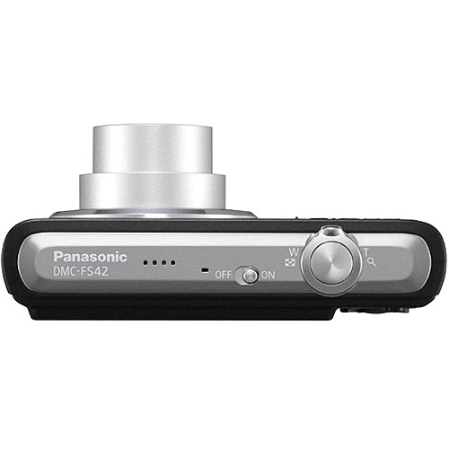 schelp Preventie Precies Panasonic Lumix DMC-FS42 Digital Camera (Black) DMC-FS42P-K B&H