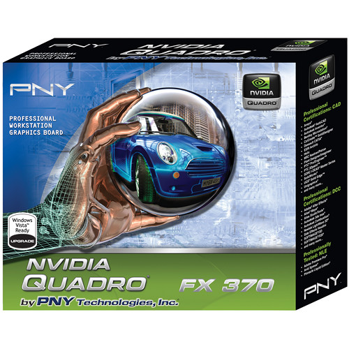 PNY nVIDIA Quadro FX 370 PCI Express x16 VCQFX370 PCIE PB B H