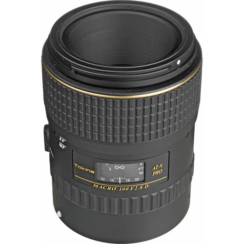 Tokina 100mm f/2.8 AT-X M100 AF Pro D Macro Autofocus Lens for Canon EOS