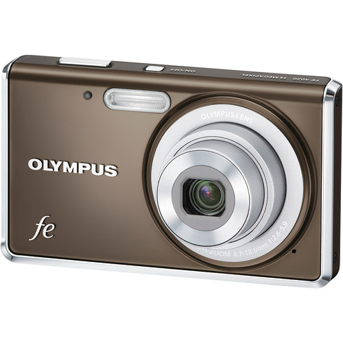 Olympus FE-4020 Digital Camera (Warm Gray) 227500 B&H Photo