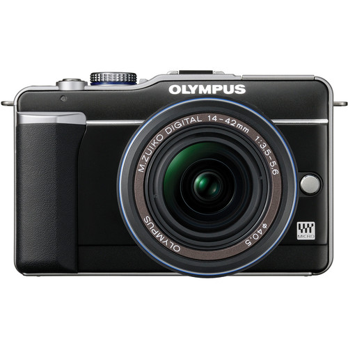 Olympus PEN E-PL1 Digital Camera (Black) 262856 B&H Photo Video