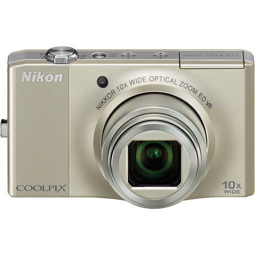 Nikon Nikon CoolPix S8000 Digital Camera (Silver) 26190 B&H