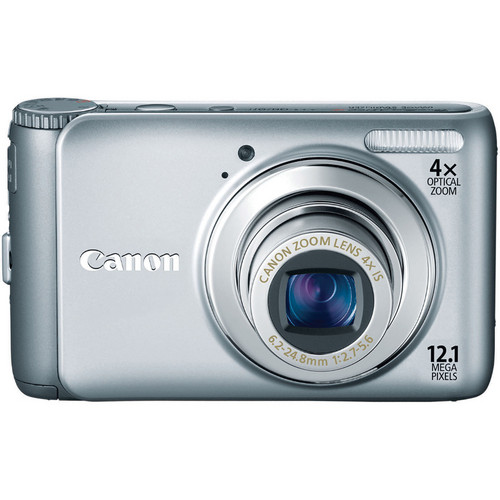 Used Canon PowerShot A3100 IS Digital Camera (Silver) 4255B028AA
