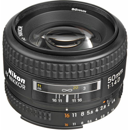 Nikon AF NIKKOR 50mm f/1.4D Lens 1902 B&H Photo Video