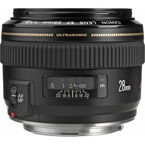 Canon EF 28mm f/1.8 USM Lens 2510A003 B&H Photo Video