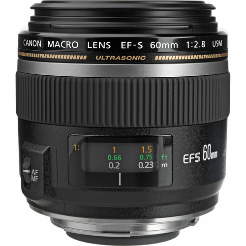 Canon EF-S 60mm f/2.8 Macro USM Lens 0284B002 B&H Photo Video