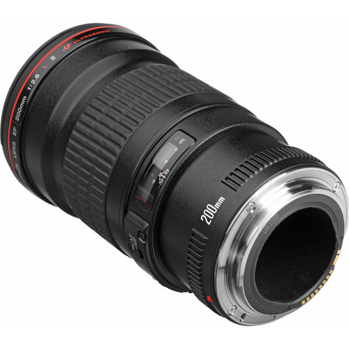 Canon EF 200mm f/2.8L II USM Lens 2529A004 B&H Photo Video