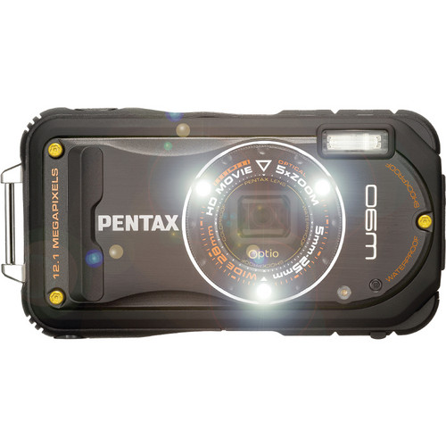 Pentax Optio W90 Compact Digital Camera (Black) 16411 B&H Photo