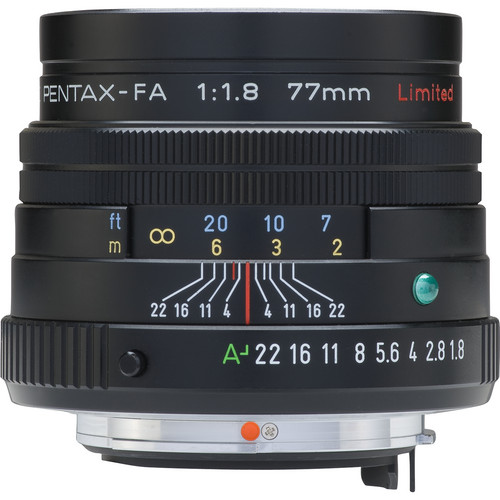 Used Pentax smc PENTAX-FA 77mm f/1.8 Limited Lens (Black) 27980