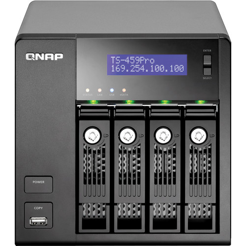 QNAP TS-459 Pro Turbo NAS TS-459-PRO-US B&H Photo Video