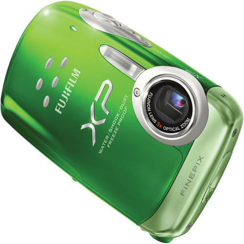 FUJIFILM FinePix XP10 12MP Digital Camera (Green) 16010784 B&H