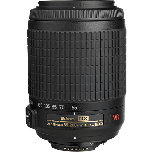 Nikon AF-S DX VR Zoom-NIKKOR 55-200mm f/4-5.6G IF-ED Lens 