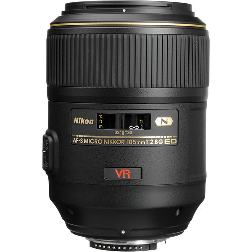 Nikon AF-S VR Micro-NIKKOR 105mm f/2.8G IF-ED Lens 2160 B&H
