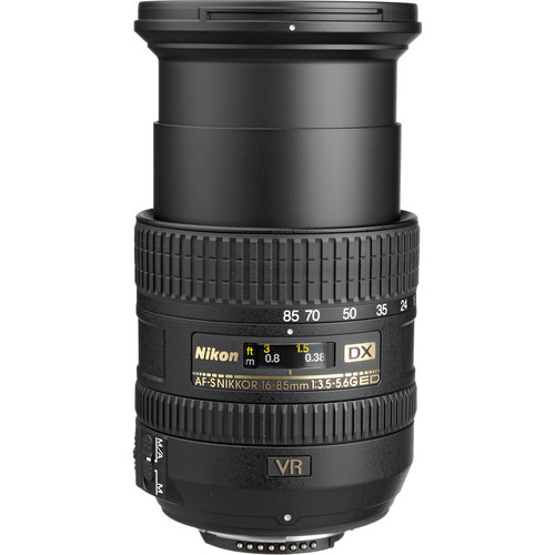 Nikon AF-S DX NIKKOR 16-85mm f/3.5-5.6G ED VR Lens 2178 B&H