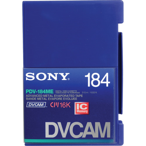 Sony PDV-184ME/2 DVCAM Videocassette (Standard) PDV184ME/2 B&H