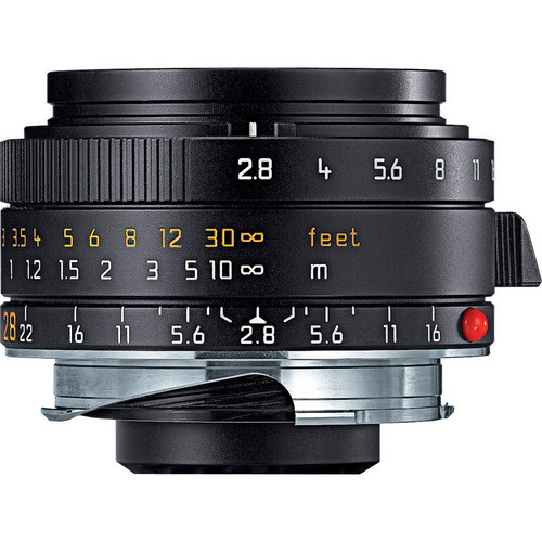 Leica 28mm f/2.8 Elmarit M Aspherical Manual Focus Lens (6-Bit)