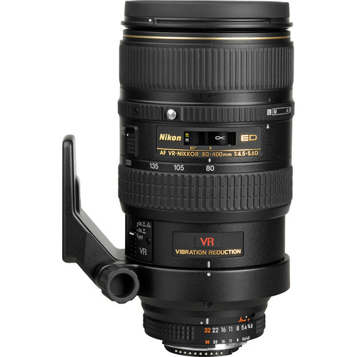 Nikon AF VR Zoom-NIKKOR 80-400mm f/4.5-5.6D ED Lens B&H Photo