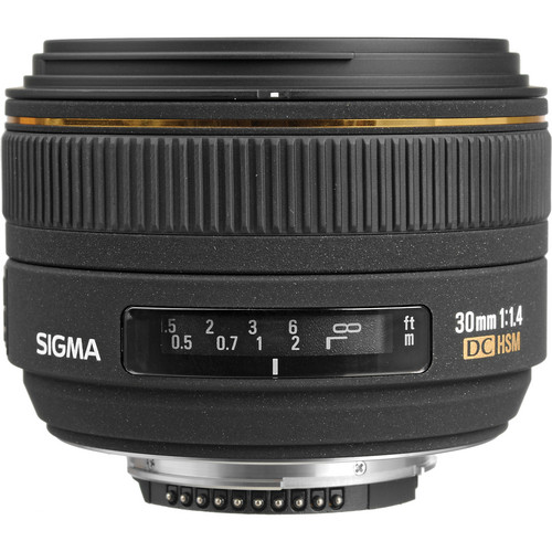 Sigma 30mm f/1.4 EX DC HSM Autofocus Lens for Nikon Digital