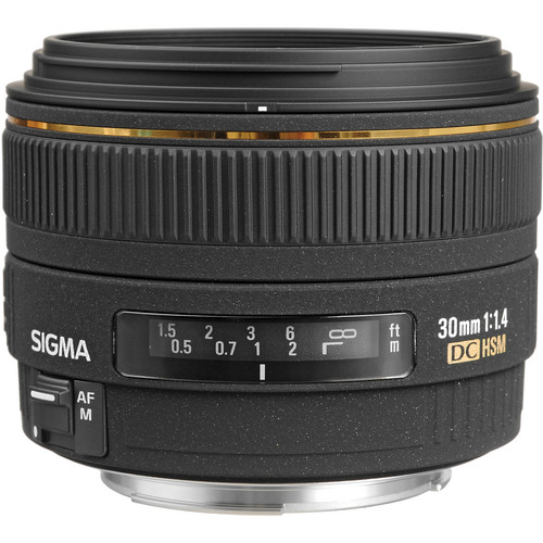 Sigma 30mm f/1.4 EX DC HSM Autofocus Lens for Canon Digital