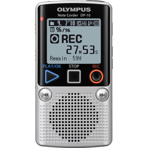 Olympus DP-10 Digital Voice Recorder 142640 B&H Photo Video