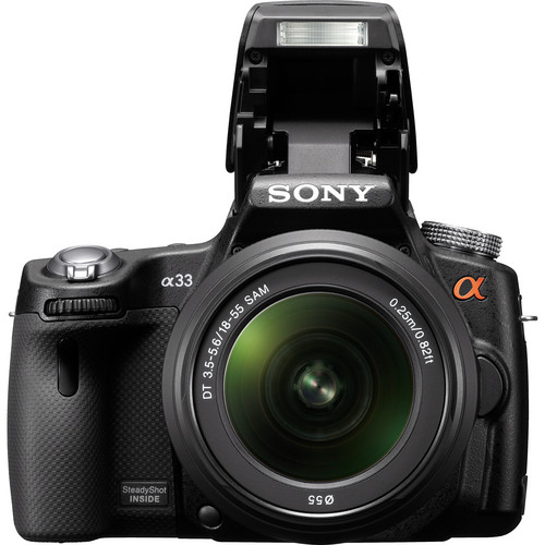 Sony Alpha DSLR-SLT-A33 Digital Camera W/18-55mm Lens SLT-A33L