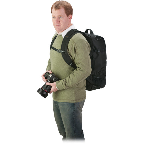 lowepro s&f transport duffle backpack