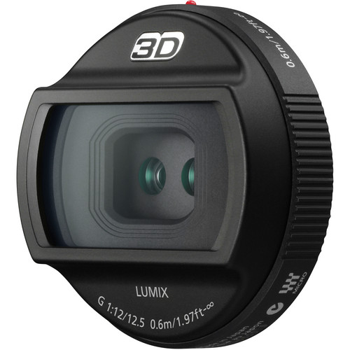 Panasonic 3D LUMIX G 12.5mm/F12 Lens for DMC-GH2 H-FT012 B&H