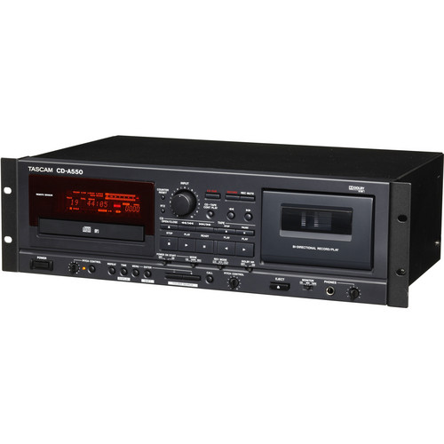 TASCAM CD-A550 Rackmount CD Player/Cassette Recorder CD-A550 B&H