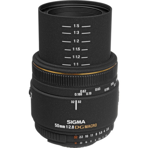 Sigma 50mm f/2.8 EX DG Macro Autofocus Lens for Nikon AF 346306