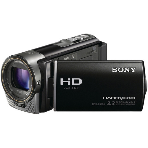 Sony HDR-CX160 HD Flash Memory Camcorder (Black