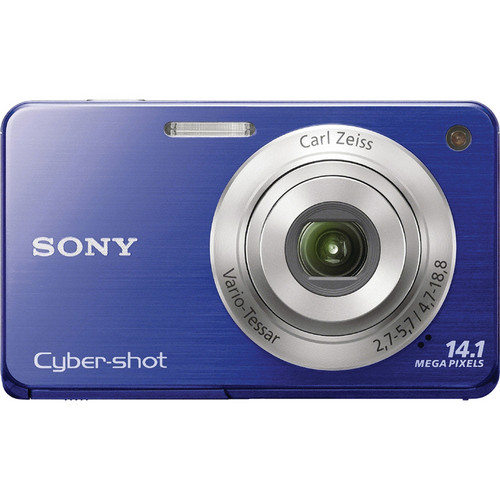 Vista detallada de la cámara digital Sony Cyber-shot DSC-W560