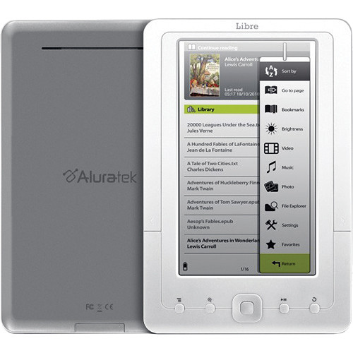 Aluratek AEBK07FS Libre I Color eBook Reader with 2GB AEBK07FS